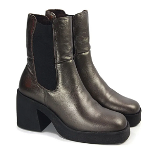 Bota Perlatto Metalizado Onix