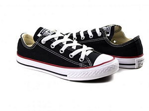 Tênis Allstar/converse Preto/verm/preto