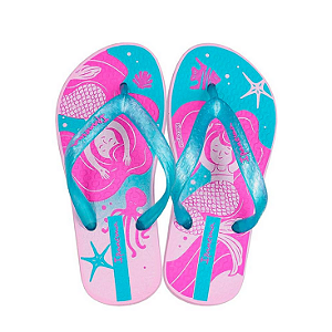 Chinelo Ipanema Rosa/rosa/azul