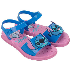 Sandália Stitch Rosa/azul