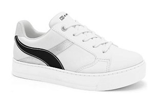 Tênis Ramarim Branco/preto/prata