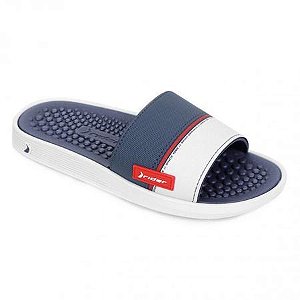 Chinelo Rider Branco/azul
