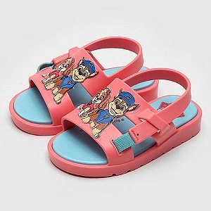 Sandália Patrulha Canina Rosa/azul