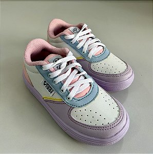 Tênis Vissi Bco/rosa/lilas