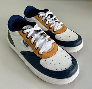 Tênis Vissi Bco/verde/mar