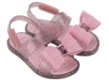 Sandália Barbie Rosaglitter/rosa