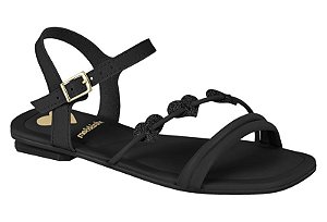 Sandália Molekinha Preto/preto
