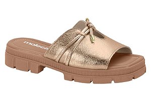 Sandália Moleca Ouro Rosado/nude