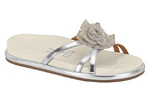 Sandália Vizzano Prata/branco Off