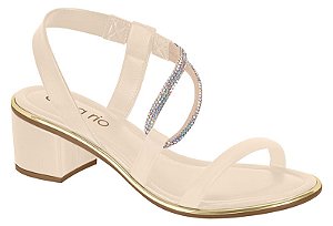 Sandália Beira Rio Creme/aurora Boeral