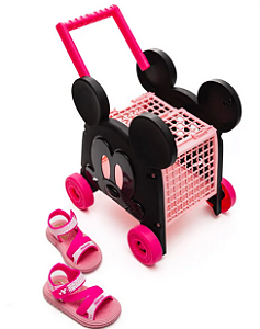 Sandália Disney Rosa/rosa