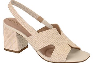 Sandália Beira Rio Cremedourado