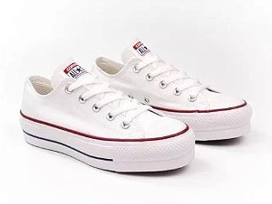 Tênis Converse All Star Plataforma Branco