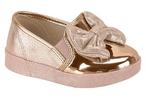Sapato Molekinha 2124511 Rosa/ouro