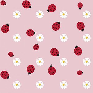 Papel De Parede Infantil Joaninha