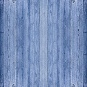 Papel De Parede Madeira Azul