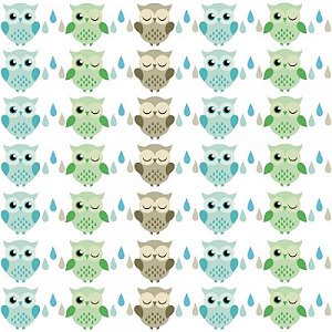 Papel De Parede Infantil Corujas