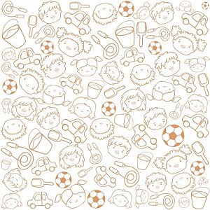 Papel De Parede Infantil Crianças E Brinquedos