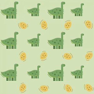Papel De Parede Infantil Dinossauros E Ovos