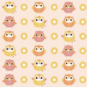 Papel De Parede Infantil Corujinhas