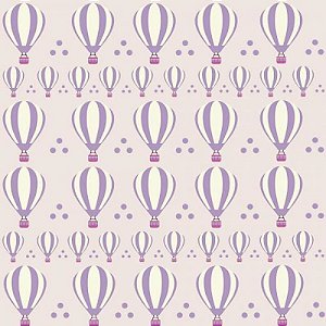 Papel De Parede Infantil Balão Rosa