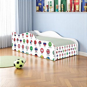 Cama Mobili Solteiro Futebol Seleções Copa