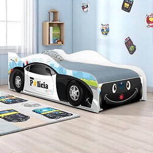 Cama Carro Polícia Baby Kids Infantil