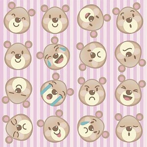 Papel De Parede Infantil Ursinho Divertido