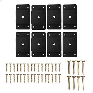 Kit 8 Chapinhas Retas Para Fixação