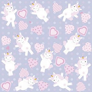 Papel De Parede Infantil Unicórnio Baby