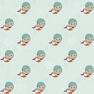 Papel De Parede Infantil Sereia Menina