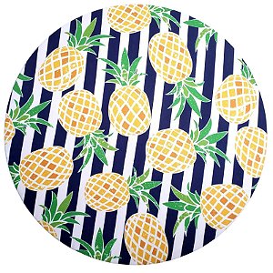 Kit 4 Capas Sousplat Abacaxi Vitral 35cmx35cm - UN / 4