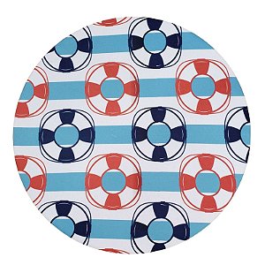 Kit 4 Capas Para Sousplat Replica Naútico 35cmx35cm - UN / 4