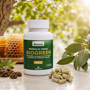 Biopromais Biogreen Propolis Verde Em Tabletes (60 Tabletes) - UN / 60