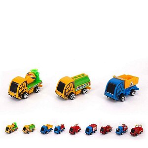 Caminhão Bombeiro A Fricção 7,8 Cm Com 3 Unidades Sortido