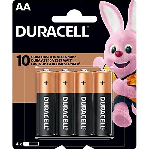 Pilha Alcalina Pequena Aa Duracell - 12 Blisters Com 4 Unidades