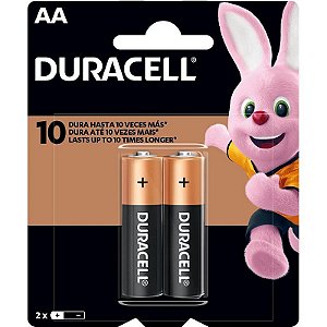 Pilha Alcalina Duracell Pequena Aa – 12 Blisters Com 2 Unidades