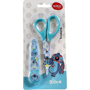 Tesoura Escolar Stitch 13cm. 2 Modelos Blister