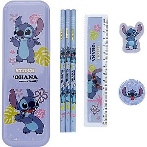 Kit Escolar Stitch Especial 7 Peças