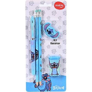Kit Escolar Stitch 1can+2lap+1borr+1apont