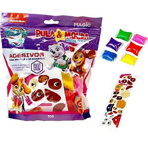 Massa Para Modelar Criativa Pula E Molda 70g Skye Com 7 Cores