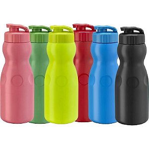 Garrafa Plástica Veneza Colorida Mais 600ml - Display Com 24