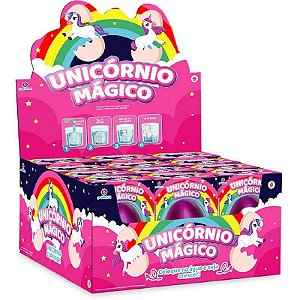 Miniatura Colecionável Unicórnio Mágico (s) Display Com 12