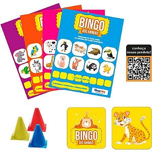 Jogo De Bingo -  Bingo Dos Animais