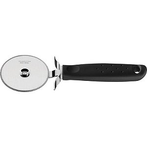 Cortador De Pizza Inox Com Cabo Preto