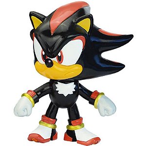 Boneco E Personagem Fandombox Sonic Shadow 12cm Com Caixa Acrílica