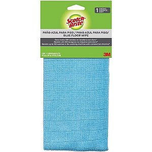 Pano De Limpeza Chao Azul Com 1 Blister