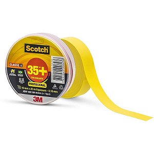 Fita Isolante Scotch 35+ 19mm X 20m Amarela
