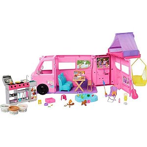 Barbie Estate Novo Trailer Dos Sonhos Com Acessórios E 7 áreas De Recreação