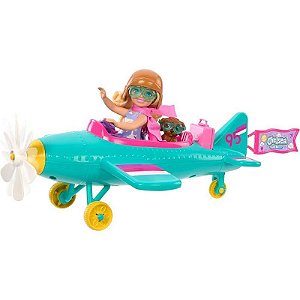Barbie Fantasy Chelsea Conjunto Piloto De Avião